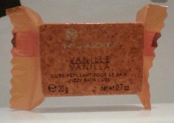 Cube pétillant pour le bain Vanille