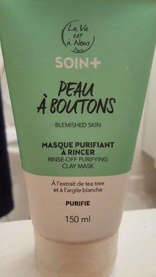 Soin + - peau à boutons