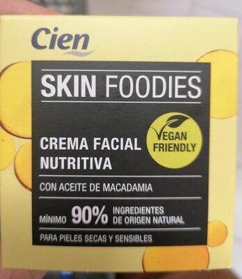 Skin foodies, crema facial nutritiva