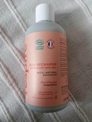 Eco-Recharge Déodorant naturel fleur d'oranger