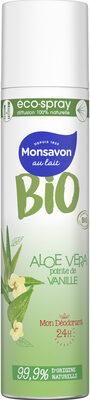 Monsavon BIO Déodorant Femme Spray Aloé Vera Vanille 75ml