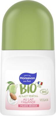 Monsavon BIO Déodorant Femme Bille Lait d'Amande 50ml