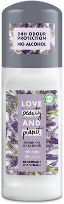 Love Beauty And Planet Déodorant Femme Bille Douceur Huile d'Argan & Lavande Vegan
