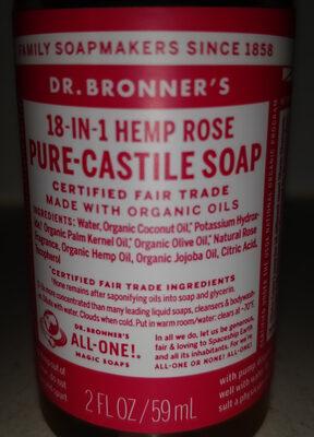 18-in-1 Rose Pure-Castile Soap