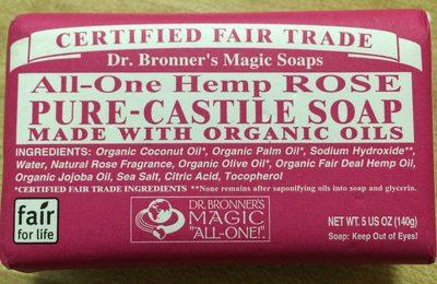 All-One Rose Pure-Castile Bar Soap