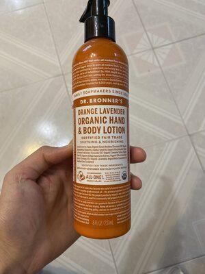 Organic Lotion Orange Lavender