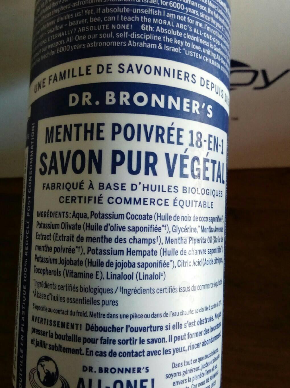 Savon De Castille Menthe Poivree