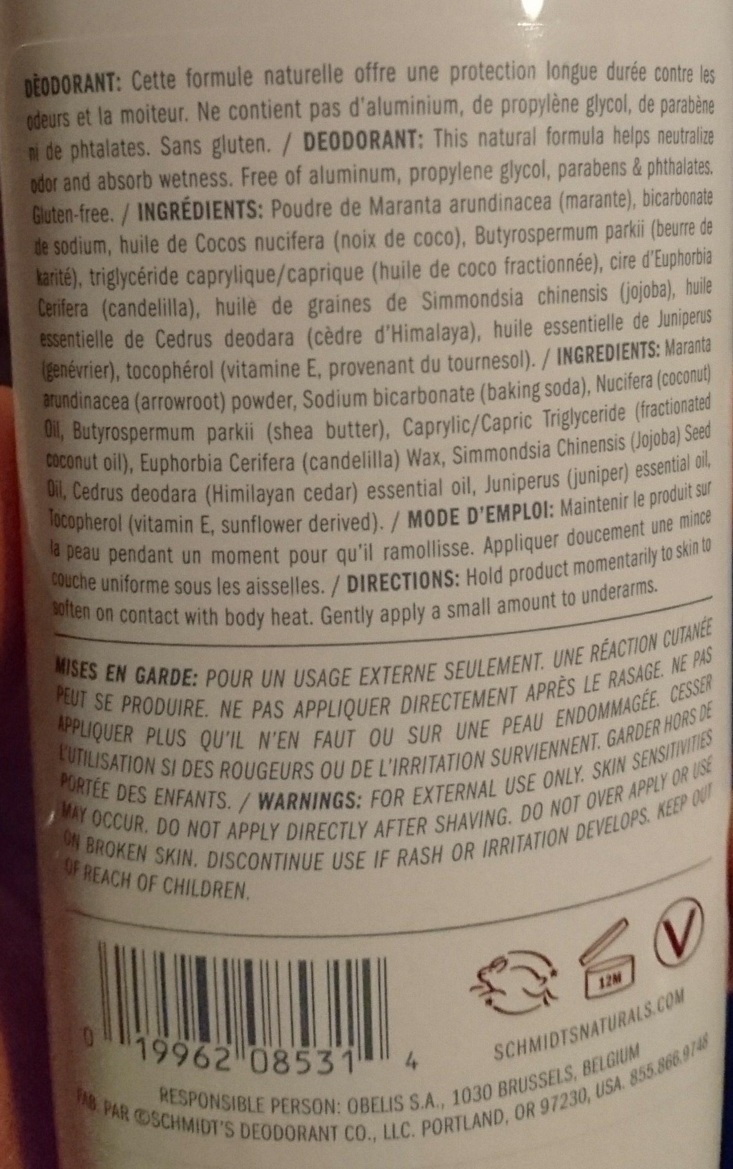 Beauté & Hygiène / Soins Du Corps / Déodorants