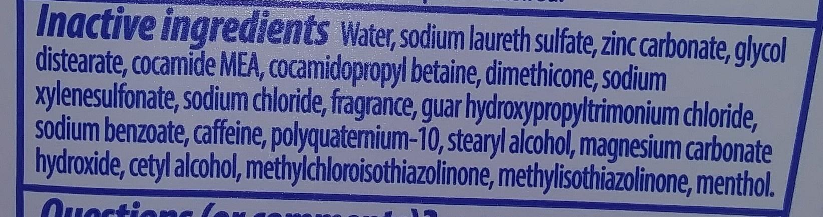 head and shoulder's shampoo