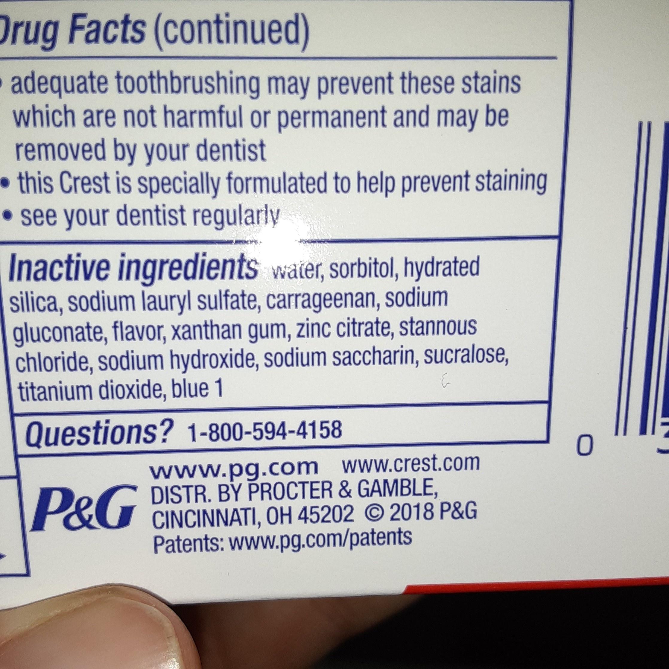 Crest pro health whitening