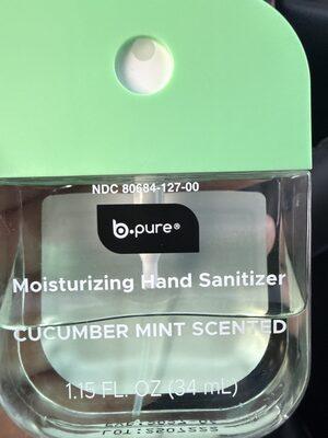 B pure moisturizing hand sanitizer