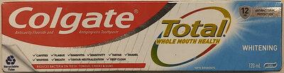 Colgate TotalAnticavity Flouride and Antigingivitis Whitening Toothpaste Gel