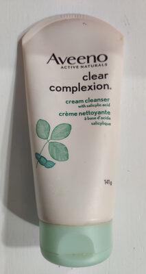 Aveeno clear completion cream cleanser