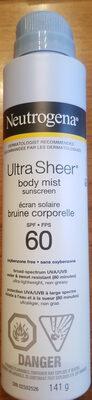 Ultra Sheeran Body Mist Sunscreen