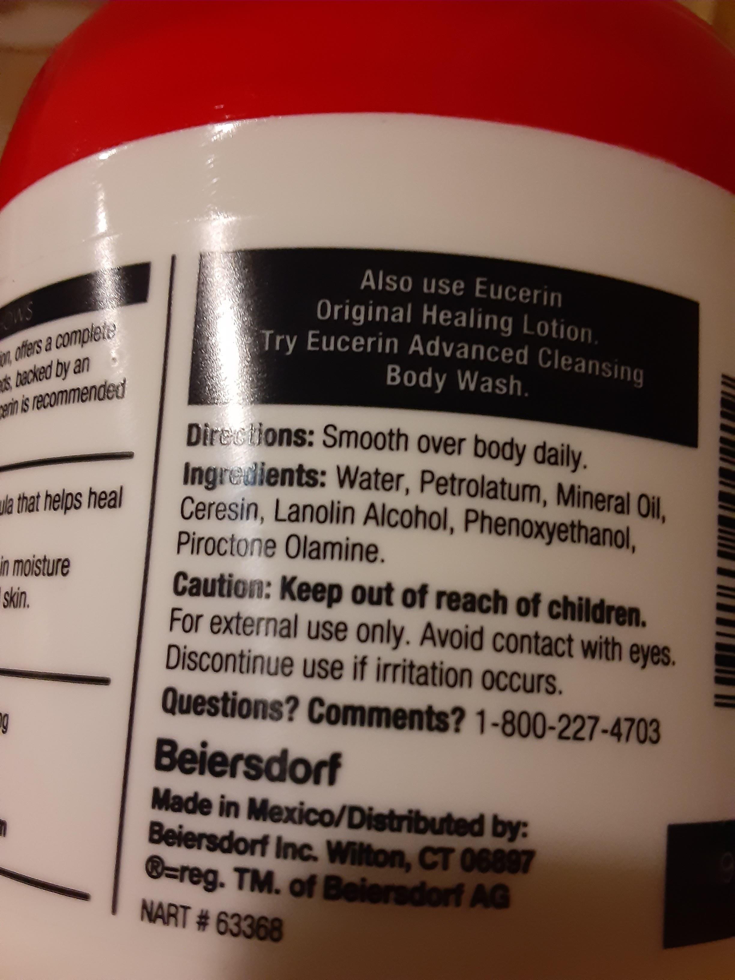 Eucerin Original Healing Rice Creme