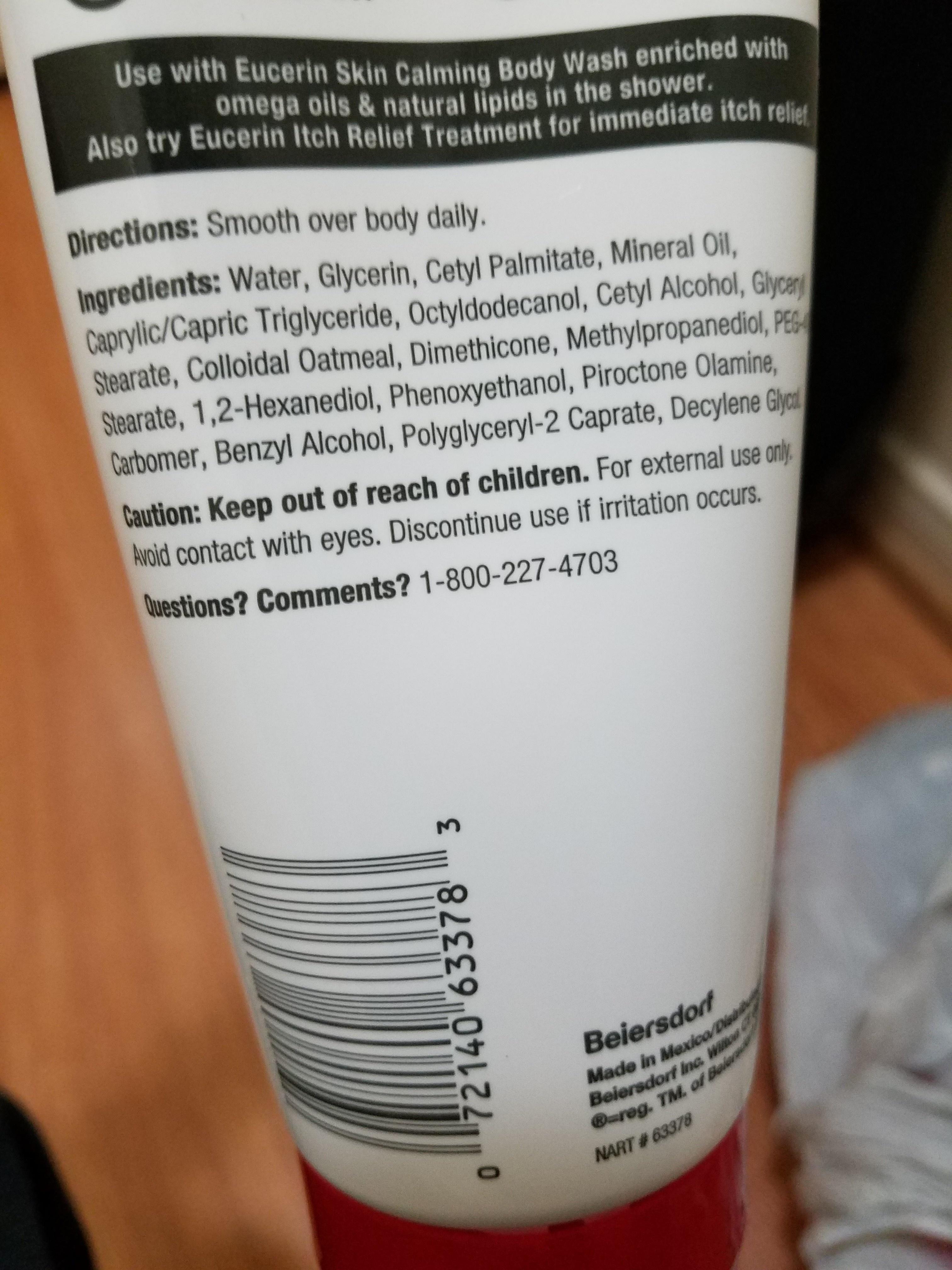 Eucerin skin calming cream