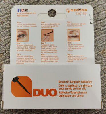 Brush-on Striplash Adhesive with Vitamins - Dark