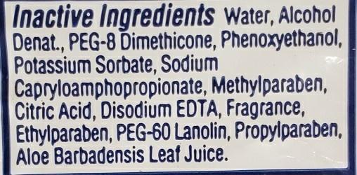 wet wipes