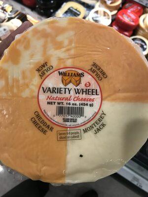 Williams, variety wheel natural cheeses