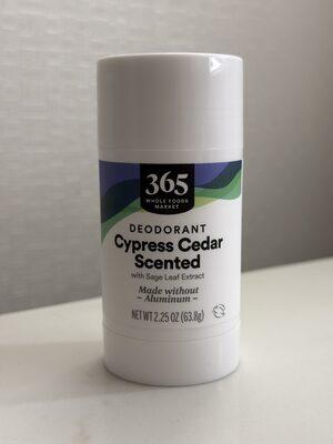 Cypress Cedar Scented Deodorant