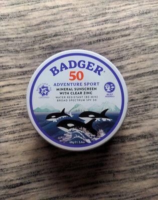 Badger Adventure Sport 50 SPF