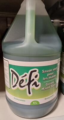 savon vert pour les mains