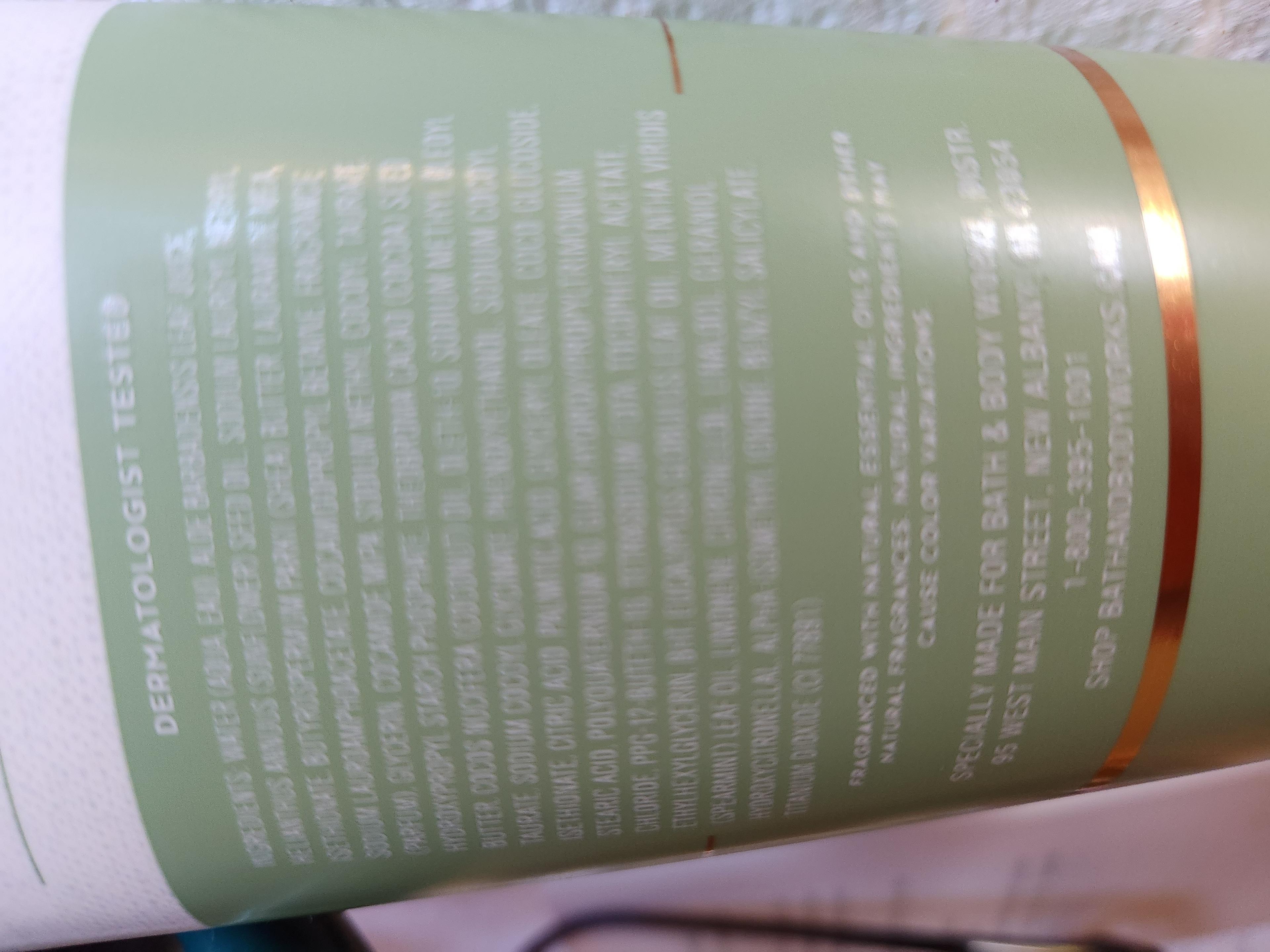 Aromatherapy Eucalyptus & Spearmint body wash