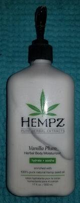 Vanilla Plum Herbal Body Moisturizer