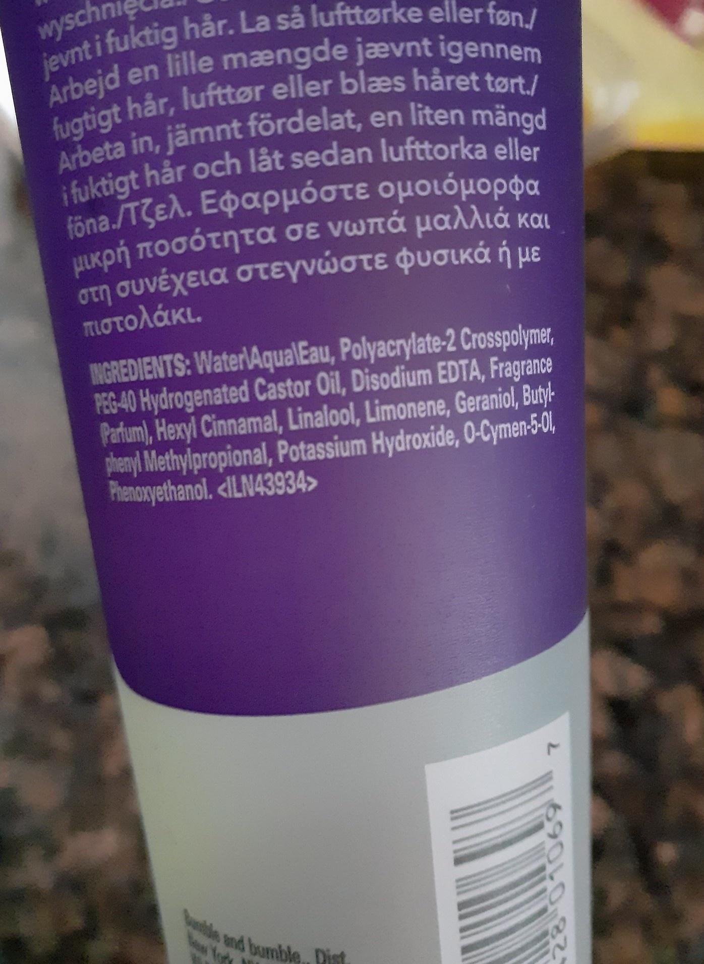 Bumble and Bumble hair gel