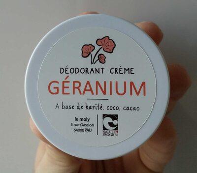 Déodorant crème géranium