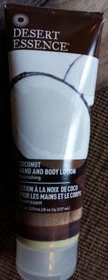 desert essence coconut hand and body lotion