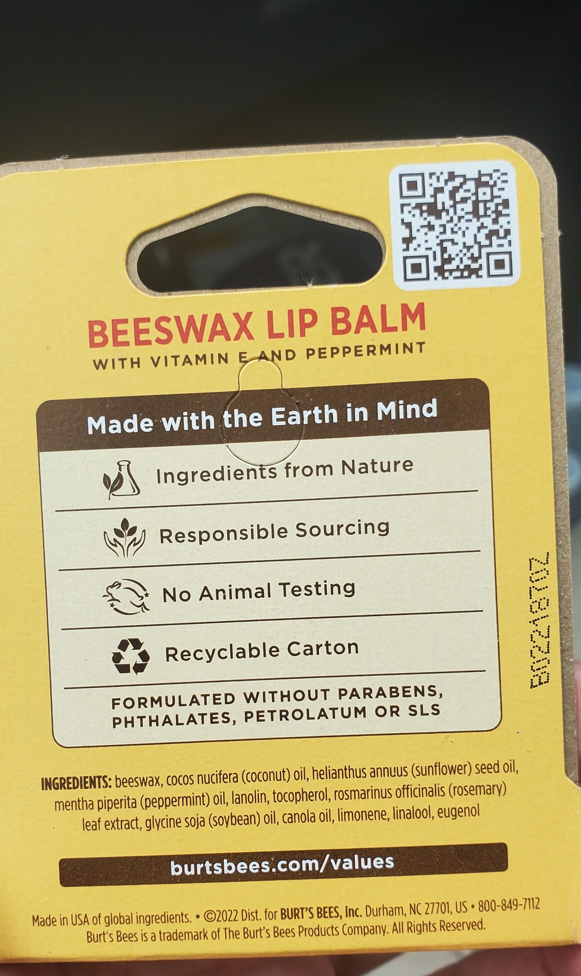 burts bee lip balm