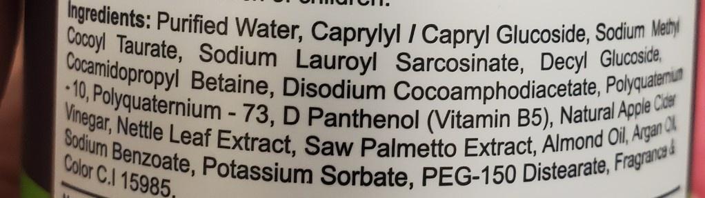 WOW skin science apple cider vinegar shampoo