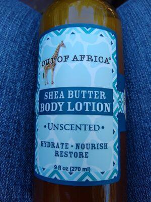 out of Africa shea butter body lotion