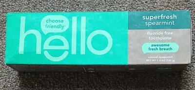 Hello super fresh spearmint