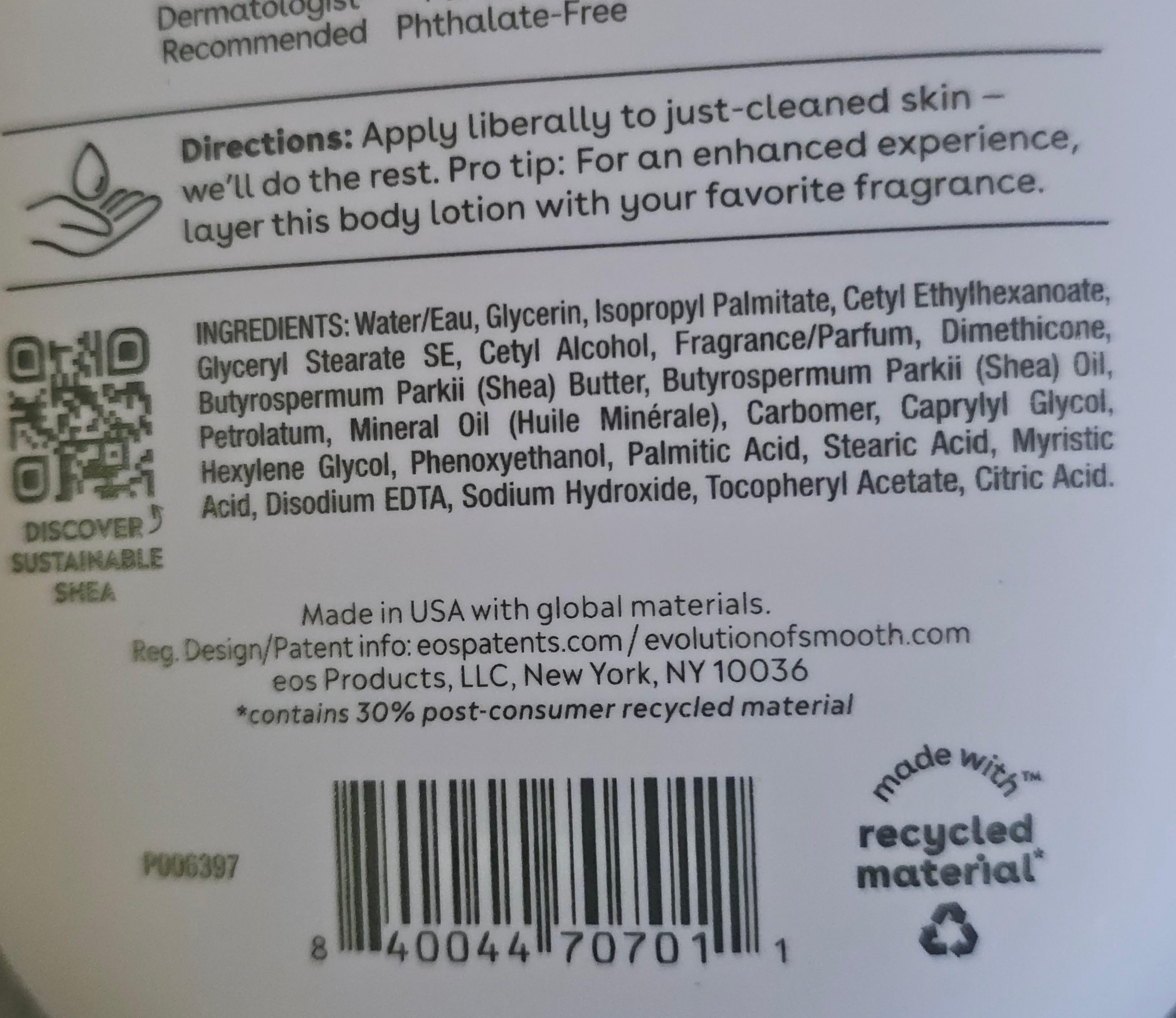 Evolution of smooth shea better 24H moisture body lotion