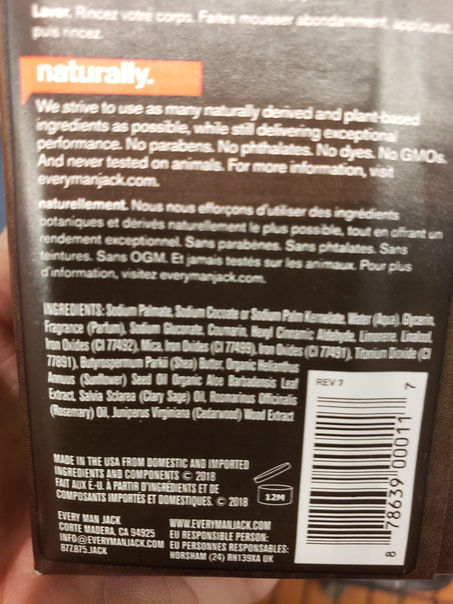 Every Man Jack Bar Soap