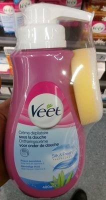 Crème dépilatoire sous la douche