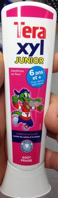 Dentifrice au fluor goût fraise