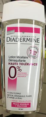 Lotion micellaire démaquillante Haute Tolérance