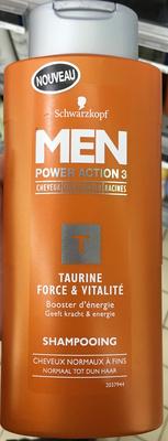 Men Power Action 3 Taurine Force & Vitalité Shampoing