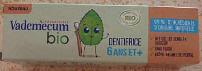 Dentifrice bio 6 ans et +