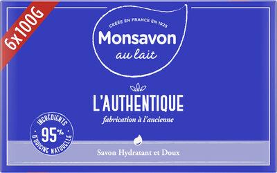 Monsavon Savon Lavant Antibactérien L'Authentique 6x100g