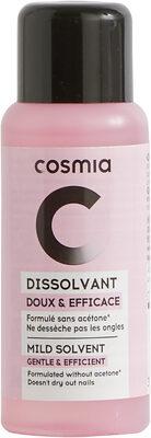 Doux et efficace. Formulé sans acétone. Ne dessèche pas les ongles.