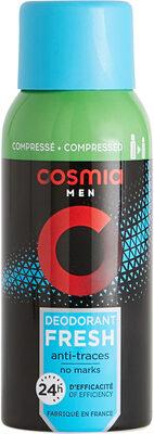 Déodorant compressé