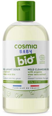 Gel lavant doux corps et cheveux à l'extrait d'aloe vera bio