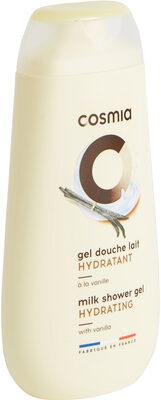 Cosmia gel douche lait hydratant a la vanille