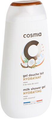 Cosmia gel douche lait hydratant a la noix de coco