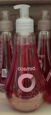 Cosmia gel lavant mains fruits rouges