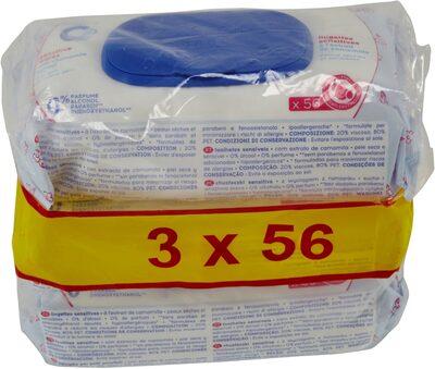 Lingettes sensitives à l'extrait de camomille